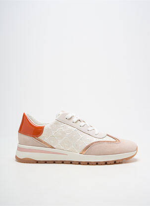 Baskets matière lisse talon de 4 à 6cm orange FUGITIVE BY FRANCESCO ROSSI femme