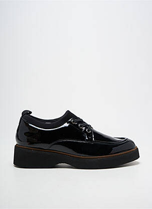 Derbies matière lisse talon de 4 à 6cm noir FUGITIVE BY FRANCESCO ROSSI femme
