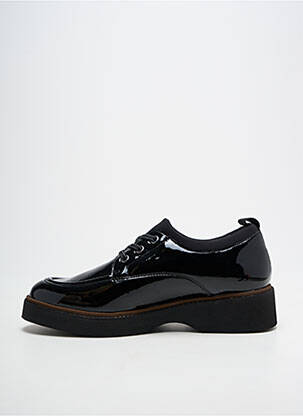 Derbies matière lisse talon de 4 à 6cm noir FUGITIVE BY FRANCESCO ROSSI femme
