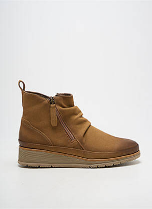 Bottines/boots bout rond talon de 4 à 6cm marron FUGITIVE BY FRANCESCO ROSSI femme