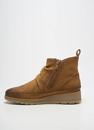 Bottines/boots bout rond talon de 4 à 6cm marron FUGITIVE BY FRANCESCO ROSSI femme