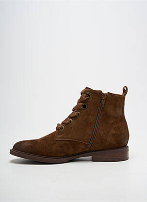 Bottines/boots talon bas talon plat jusqu'à 3cm marron FUGITIVE BY FRANCESCO ROSSI femme