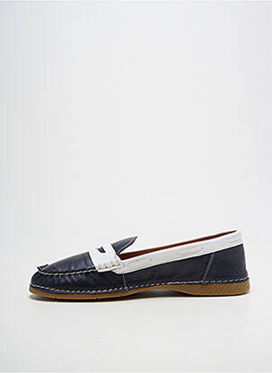 Mocassins voute plantaire talon plat jusqu'à 3cm bleu ALENOA femme