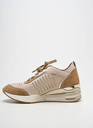 Baskets talon compensé talon de 4 à 6cm or FUGITIVE BY FRANCESCO ROSSI femme