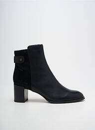 Bottines/boots tissage satiné talon de 4 à 6cm noir FUGITIVE BY FRANCESCO ROSSI femme
