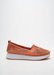 Ballerines semelle amovible talon plat jusqu'à 3cm orange PEDRO TORRES femme