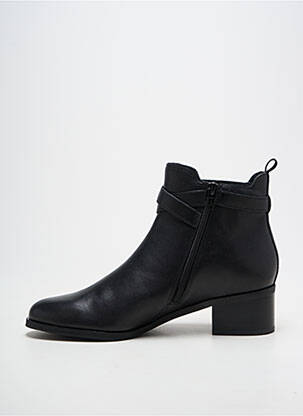 Bottines/boots tissage satiné talon de 4 à 6cm noir FUGITIVE BY FRANCESCO ROSSI femme