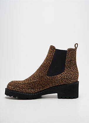 Bottines/boots talon bas talon de 4 à 6cm marron FUGITIVE BY FRANCESCO ROSSI femme