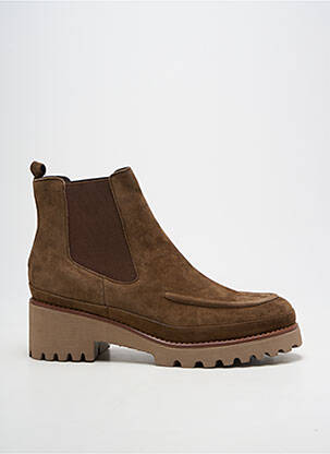 Bottines/boots talon bas talon de 4 à 6cm marron FUGITIVE BY FRANCESCO ROSSI femme