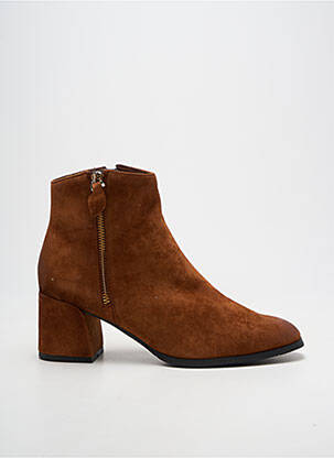 Bottines/boots talon bottier talon de 4 à 6cm marron FUGITIVE BY FRANCESCO ROSSI femme