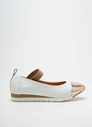 Ballerines semelle amovible talon plat jusqu'à 3cm or FUGITIVE BY FRANCESCO ROSSI femme