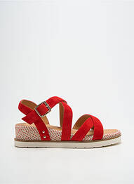 Sandales/nu pieds type de semelle amortissante talon de 4 à 6cm rouge FUGITIVE BY FRANCESCO ROSSI femme