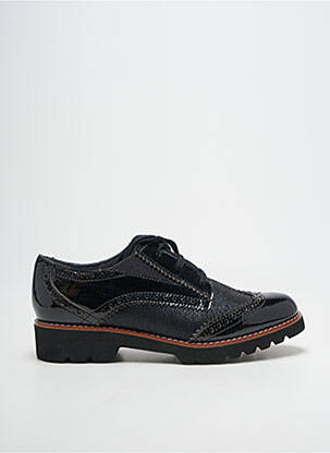 Derbies matière lisse talon plat jusqu'à 3cm noir FUGITIVE BY FRANCESCO ROSSI femme
