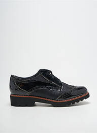 Derbies matière lisse talon plat jusqu'à 3cm noir FUGITIVE BY FRANCESCO ROSSI femme