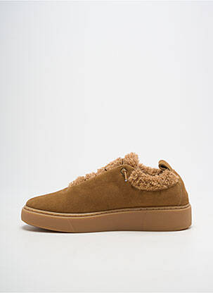 Baskets fermeture elastique talon de 4 à 6cm marron FUGITIVE BY FRANCESCO ROSSI femme