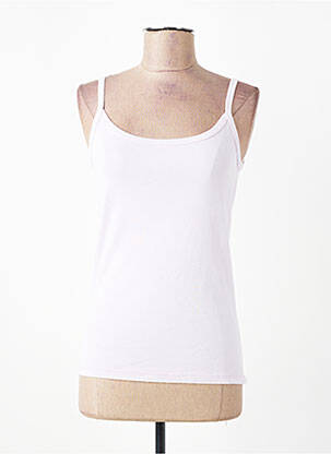 Top tissage jersey fines bretelles violet MADIVA femme