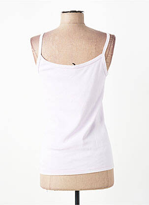Top tissage jersey fines bretelles violet MADIVA femme