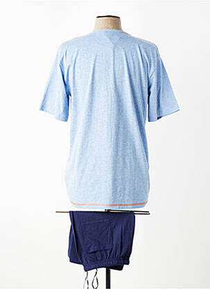 Pyjashort col rond bleu ROSE POMME homme