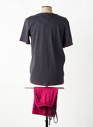 Pyjashort imprimé fantaisie gris ROSE POMME homme