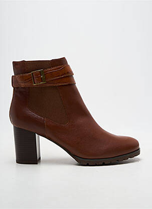 Bottines/boots talon bottier talon de 7 à 9cm marron EMILIE KARSTON femme