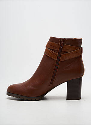 Bottines/boots talon bottier talon de 7 à 9cm marron EMILIE KARSTON femme