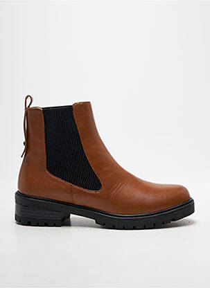 Bottines/boots talon bas talon de 4 à 6cm marron EMILIE KARSTON femme