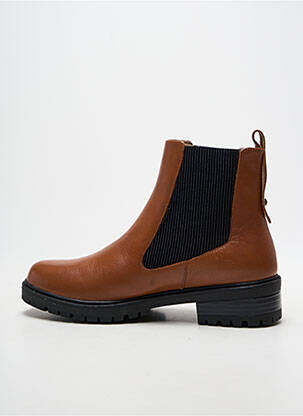 Bottines/boots talon bas talon de 4 à 6cm marron EMILIE KARSTON femme