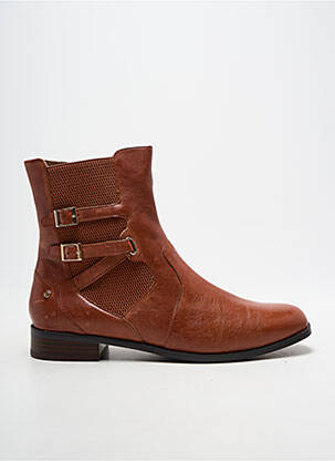 Bottines/boots talon bas talon plat jusqu'à 3cm marron EMILIE KARSTON femme