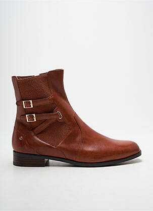 Bottines/boots talon bas talon plat jusqu'à 3cm marron EMILIE KARSTON femme