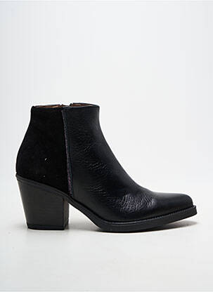 Bottines/boots bout pointu talon de 7 à 9cm noir PATRICIA MILLER femme