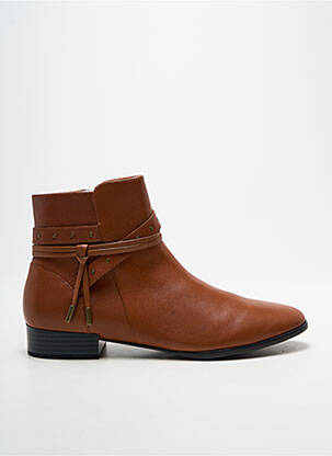 Bottines/boots talon bas talon plat jusqu'à 3cm marron EMILIE KARSTON femme