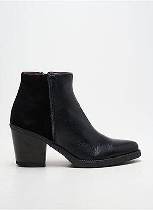 Bottines/boots bout pointu talon de 7 à 9cm noir PATRICIA MILLER femme