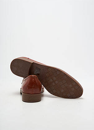 Mocassins bout rond talon plat jusqu'à 3cm marron EMILIE KARSTON femme