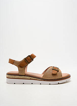 Sandales/nu pieds fermeture boucle(s) talon de 4 à 6cm marron EMILIE KARSTON femme
