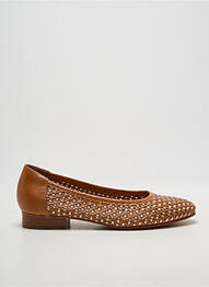 Ballerines matière lisse talon plat jusqu'à 3cm marron EMILIE KARSTON femme
