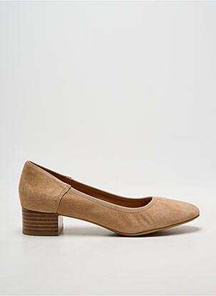Escarpins talon bottier talon de 4 à 6cm beige EMILIE KARSTON femme