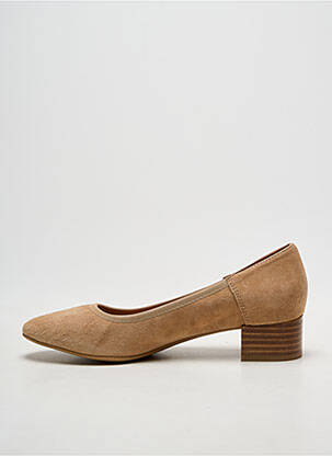 Escarpins talon bottier talon de 4 à 6cm beige EMILIE KARSTON femme