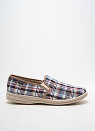 Chaussons/pantoufles bout rond bout rond beige FARGEOT homme