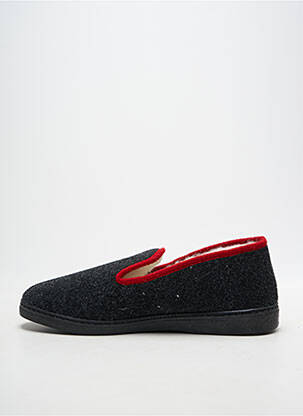 Chaussons/pantoufles bout rond bout rond gris FARGEOT homme