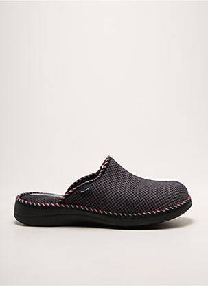 Chaussons/pantoufles bout rond bout rond gris FARGEOT homme