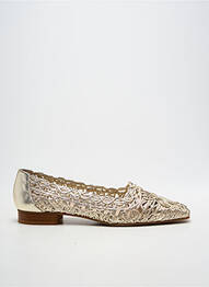 Ballerines type de semelle amortissante talon plat jusqu'à 3cm or DANSI femme