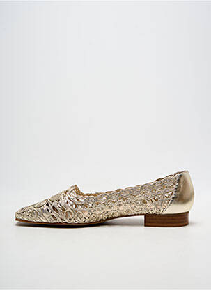 Ballerines type de semelle amortissante talon plat jusqu'à 3cm or DANSI femme