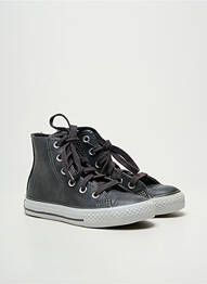 Baskets bout rond bout rond gris CONVERSE enfant