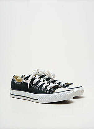 Baskets bout rond bout rond noir CONVERSE enfant