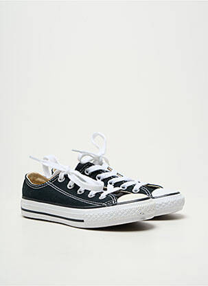 Baskets voute plantaire bout rond noir CONVERSE enfant