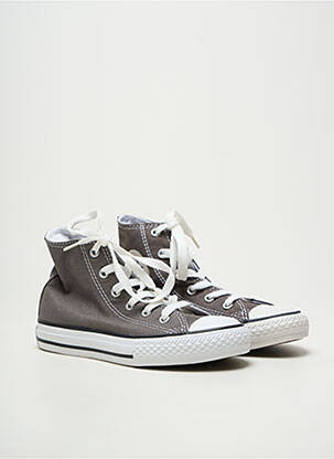 Baskets  bout rond gris CONVERSE enfant