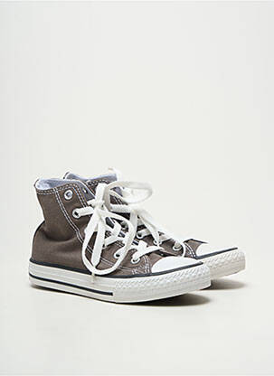 Baskets  bout rond gris CONVERSE enfant