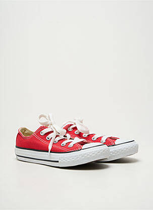 Baskets  bout rond rouge CONVERSE enfant