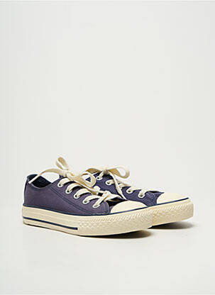 Baskets voute plantaire bout rond bleu CONVERSE enfant