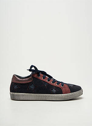 Baskets bout rond bout rond bleu REQINS fille